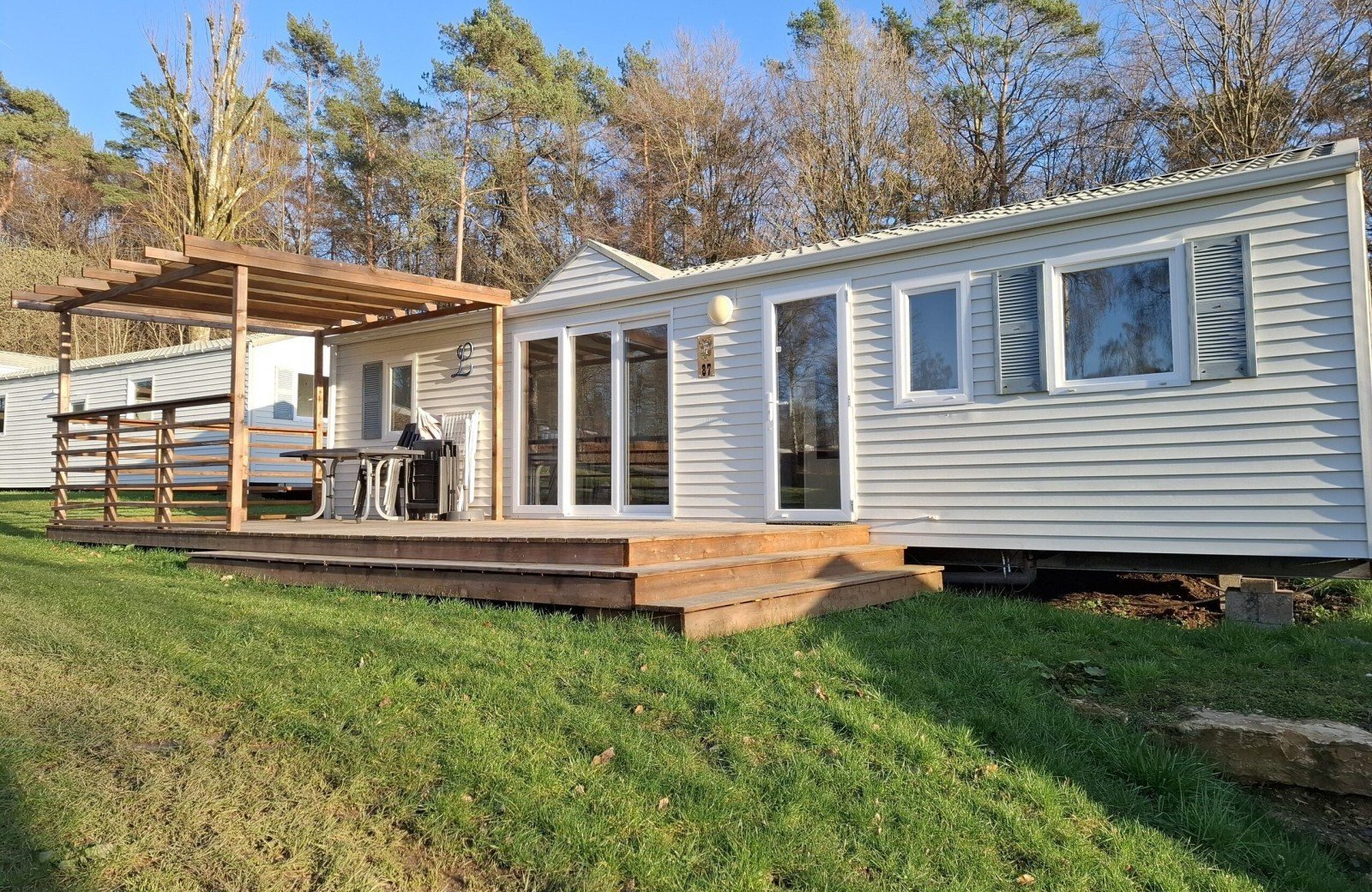 Ardennen camping bertrix stacaravan met veranda atlantic 6 personen 1