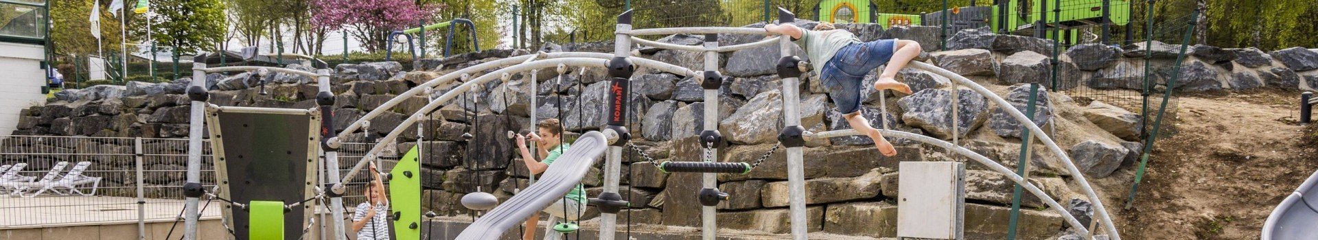 Camping bertrix speeltuin banner